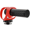 RODE VideoMicro II compact on-camera shotgun microphone with HELIX mount and windshields