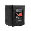 Rolux YC-240S lithium-ion rechargeable V-mount battery with 240Wh capacity for professional cameras