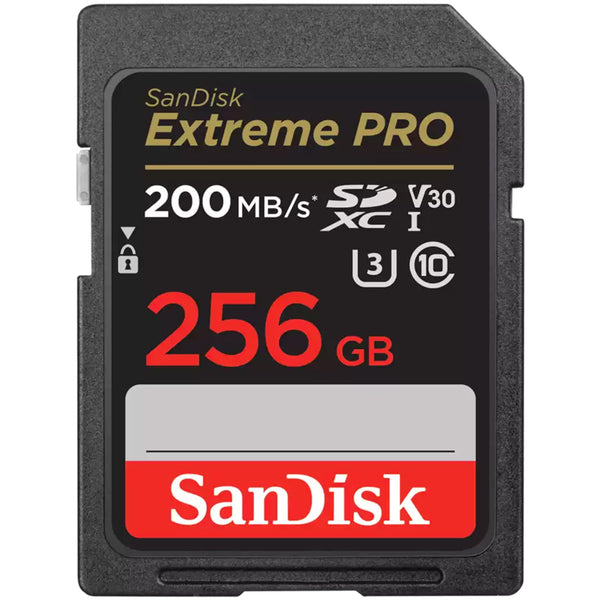 SanDisk Extreme Pro 256GB SDXC 200MB/s UHS-I