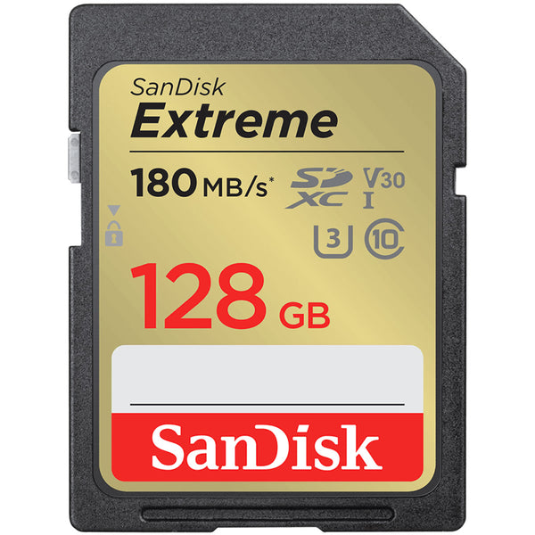 SanDisk Extreme 128GB SDXC 180MB/s UHS-I