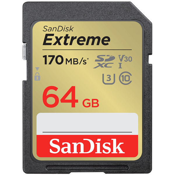 SanDisk Extreme 64GB SDXC 180MB/s UHS-I