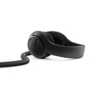 Sennheiser HD 400 Pro open-back studio headphones with lightweight design, velour earpads, and coiled cable for accurate sound mixing and comfort