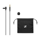 Sennheiser XS Lav Mobile omnidirectional lavalier microphone with 2m cable, foam windscreen, and storage pouch for mobile recording