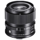 Sigma I Series 90mm f2.8 DG DN L-Mount lens with compact, all-metal build and manual aperture ring