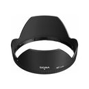 Sigma LH875-02 Hood for Sigma 24-70mm F2.8 and 20mm F1.8 lenses, black lens hood blocking stray light and protecting lens.