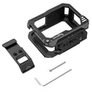 SmallRig Cage for GoPro HERO9 Black with quick-release, cold shoe mounts, tripod compatibility, and lens replacement support