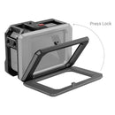 SmallRig Cage for GoPro HERO cameras with press lock, cold shoe mounts, tripod compatibility, and quick-release side panel.