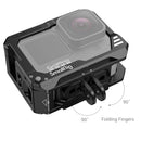 SmallRig Cage for GoPro HERO9 Black with foldable mounts and cold shoe accessory mounts