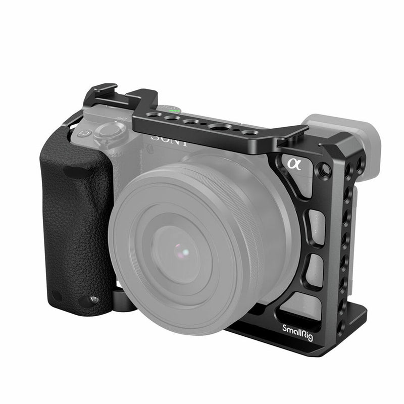 SmallRig Cage with Silicone Handle for Sony a6100/a6300/a6400