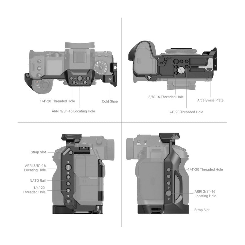 SmallRig Cage for Fujifilm X-H2, X-H2S with Grip
