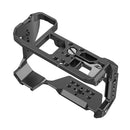 SmallRig Cage for Nikon Z5 Z6 Z7 Z6II Z7II with multiple accessory threads, integrated cold shoe, NATO rail, and anti-twist screws