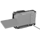 SmallRig Cage for Sony ZV-E10 with quick release plate, accessory mounts, and anti-twist lock for camera protection and stability