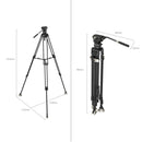 SmallRig FreeBlazer Heavy-Duty Carbon Fibre Video Tripod Kit