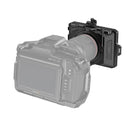 SmallRig Mini Matte Box mounted on camera lens with adjustable carbon-fiber top flag and filter tray for DSLR and mirrorless cameras.