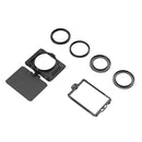 SmallRig Mini Matte Box with adapter rings and filter tray for DSLR and mirrorless cameras to reduce glare and flare