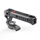 SmallRig NATO Top Handle with record start/stop button and multiple mounting holes for cameras.