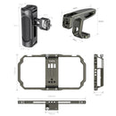 SmallRig Universal Mobile Phone handheld video rig kit with handles and cold shoe mounts for smartphones.