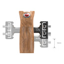 SmallRig Side Handle with wooden grip and remote trigger for Panasonic and Fujifilm cameras, adjustable mounting bracket