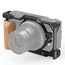 Smallrig Cage with Wooden Handle for Sony ZV-1