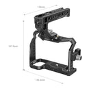 SmallRig Master Kit full cage with HDMI clamp, NATO rail, and quick release handle for Sony a7S III camera.
