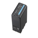 Sony BP-U100 lithium ion battery with 97 Wh capacity for extended professional video shooting