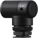Sony ECM-G1 shotgun microphone compact black camera-mount mic with mic out port and wind screen design