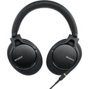 Sony MDR-1A M2 headphones black over-ear studio-quality high-resolution audio with cushioned earpads