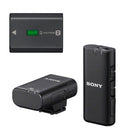 Sony NP-FZ100 Battery and ECM-W2BT wireless microphone bundle for high-capacity power and clear audio recording