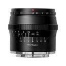 TTArtisan 50mm f1.2 camera lens for FUJIFILM X with large aperture and aesthetic blur effect