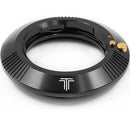 TTArtisan Lens Mount Adapter Ring for Leica M to Sony E cameras, manual design, black metal ring