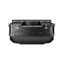 Tascam Portacapture X8 top view portable multi-track audio recorder with peak and record indicators