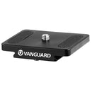 Vanguard QS-62 v3 Arca-compatible quick release camera plate with removable pins and anti-slip pads