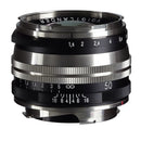 Voigtlander 50mm f1.5 Nokton Vintage ASPH II SC Nickel lens for Leica M with classic design and high-resolution optics