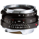 Voigtlander 35mm f1.4 II MC M Mount camera lens with compact design and large aperture