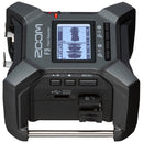 Zoom F3 Field Recorder portable audio device with 32-bit float recording and real-time waveform display
